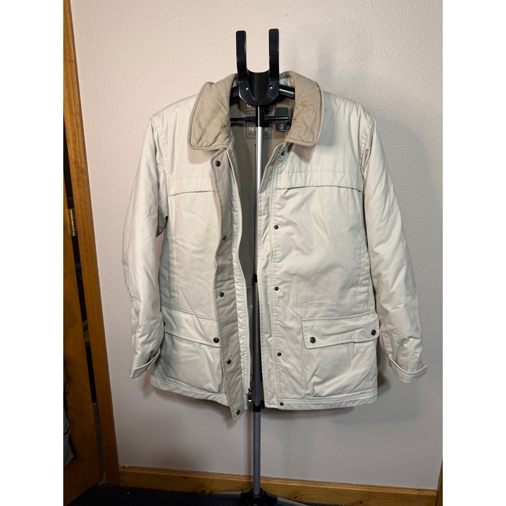 Pacific Trail Womens Large Cream Cold Weather Outdoor Jacket Coat 033623 Tan